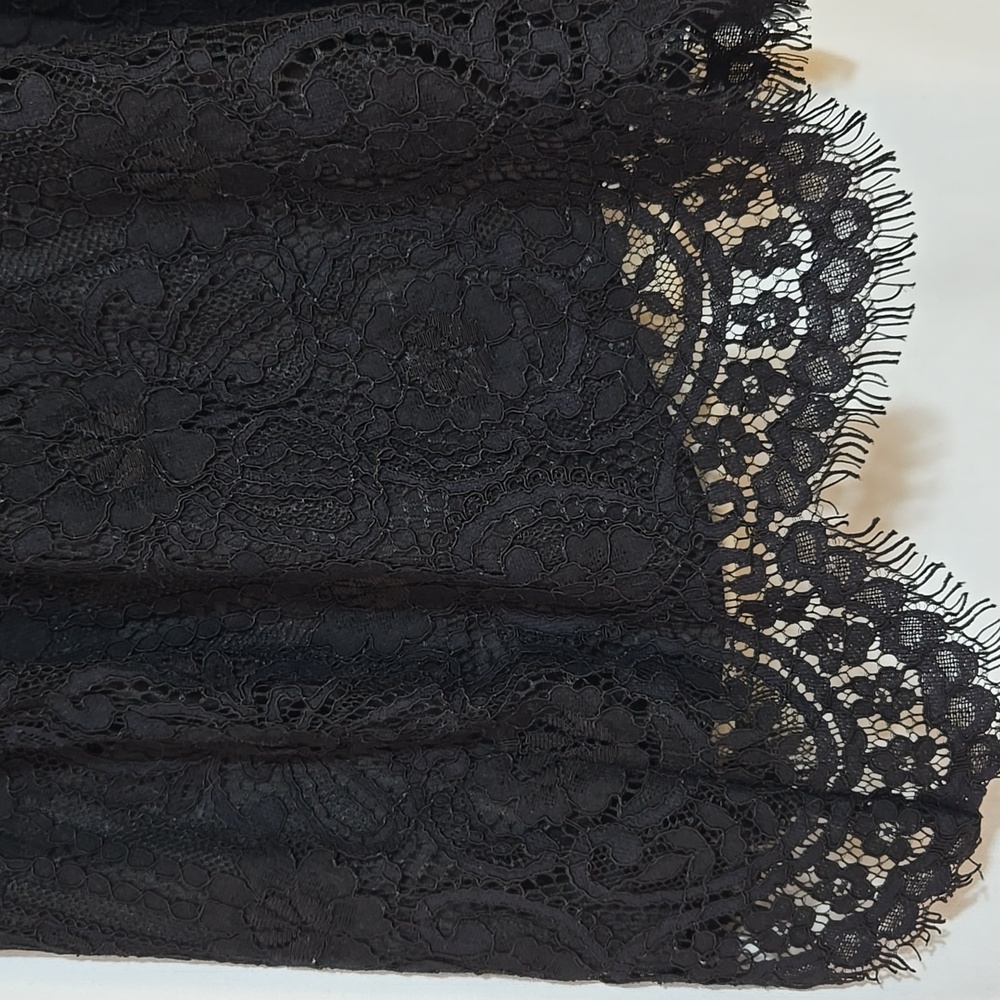 Torrid Black Lace Goddess Mock Neck Top Size 3 / 3X Whimsigoth Romantic Feminine - Picture 9 of 16